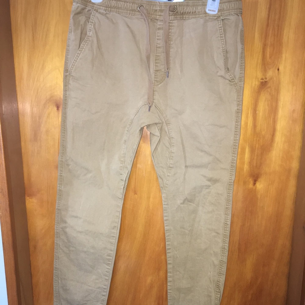 Khaki joggers